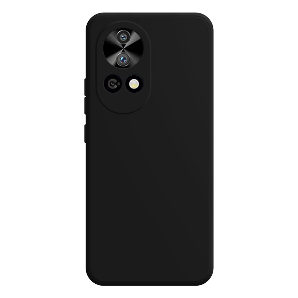 For Huawei nova 12 5G TPU Case Straight Edge Protective Phone Cover - Black For Huawei nova 12 5G TPU Case Straight Edge Protective Phone Cover - Black